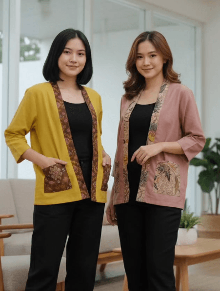 Women Outer Linen Batik